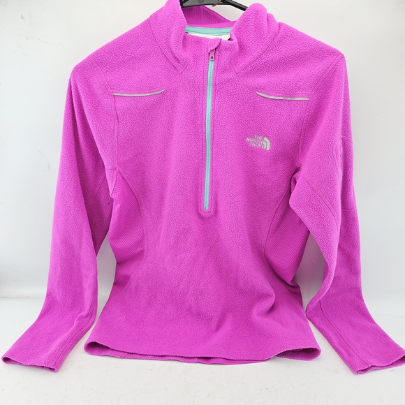 The North Face Jackets & Blazers - The North Face Magenta Fleece Half-Zip